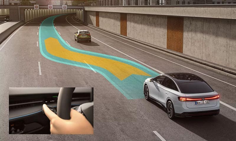 Cruise Control predittivo e la funzione di assistenza in curva.